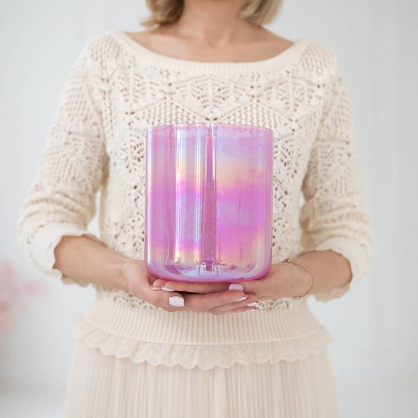 Kristallklangschale mit Achat Energie