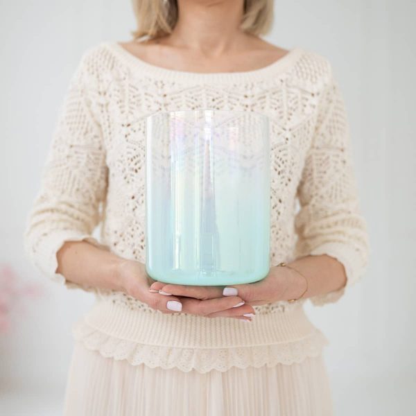 Kristallklangschale mit Aventurin Energie